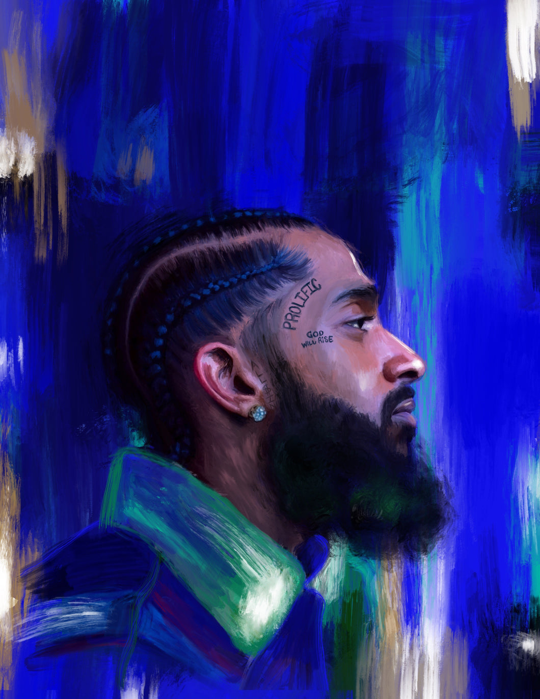 Fine Art Paper Print (Nipsey)