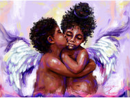 POSTER Print “Black Cherubs”