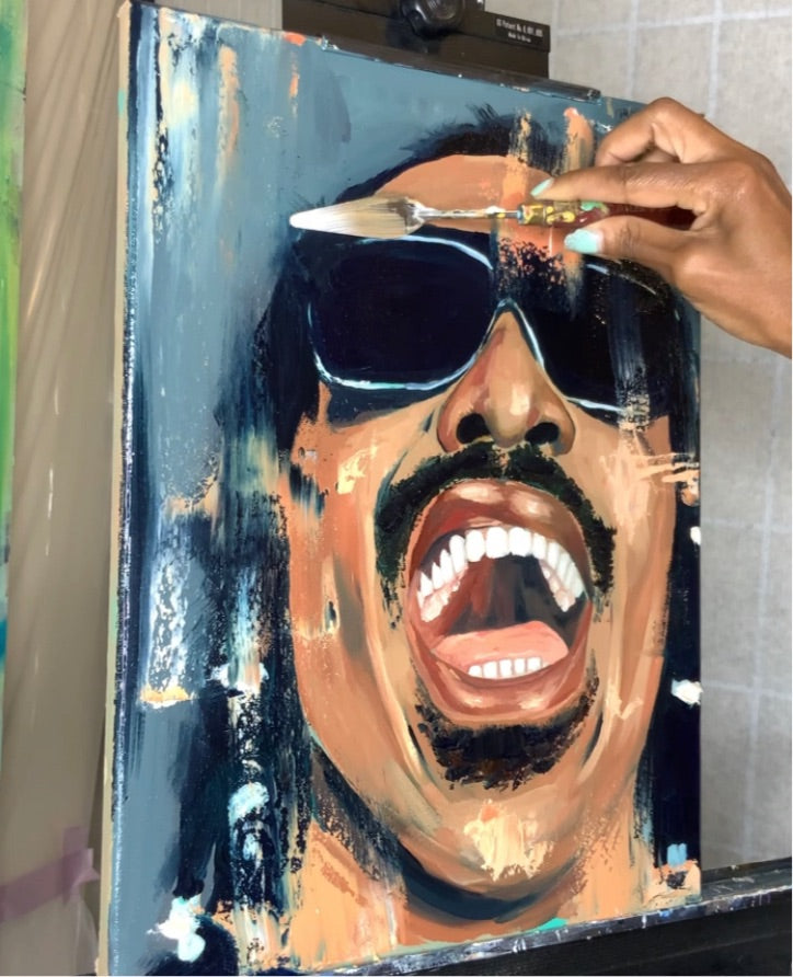 Portrait no. 5 (Stevie Wonder) Original